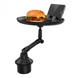 Good Quality Food Snacks Cup Holder Car Truck Food Tray Adjustable Car Tray Table Phone Holder