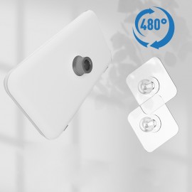 360 Rotate Cell Phone Case Waterproof Phone Storage Bathroom Kitchen Wall Anti-fog Touch Fingerprint Unlock Mobile Phone