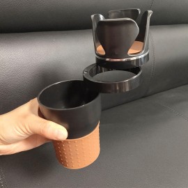 Multi-function 360 Degree Rotation Adjustable Car Interior Cup Holder Plastic Drink Cup Storage