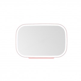 Car Sun Visor Mirror with LED Lights Makeup Sun-shading Cosmetic Mirror Adjustable Vanity Mirror on Automobile Touch Screen Make Up Mirror
